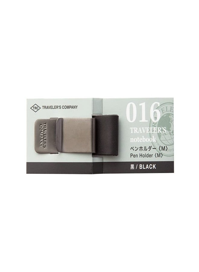 Midori Traveler's Notebook Pen Holder M Black 016 14298006 - Image 1