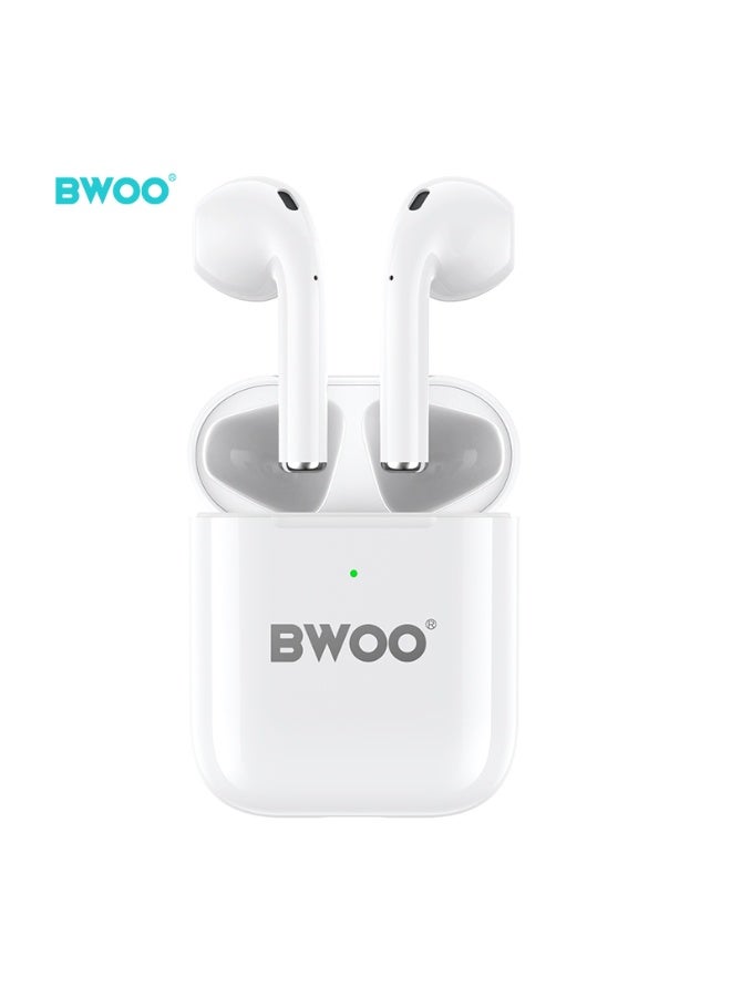 بوو سماعة بلوتوث ايربودز ابيض - Image 1