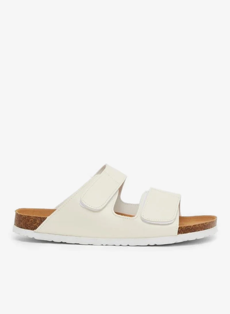 Double Band Slip on Sandals