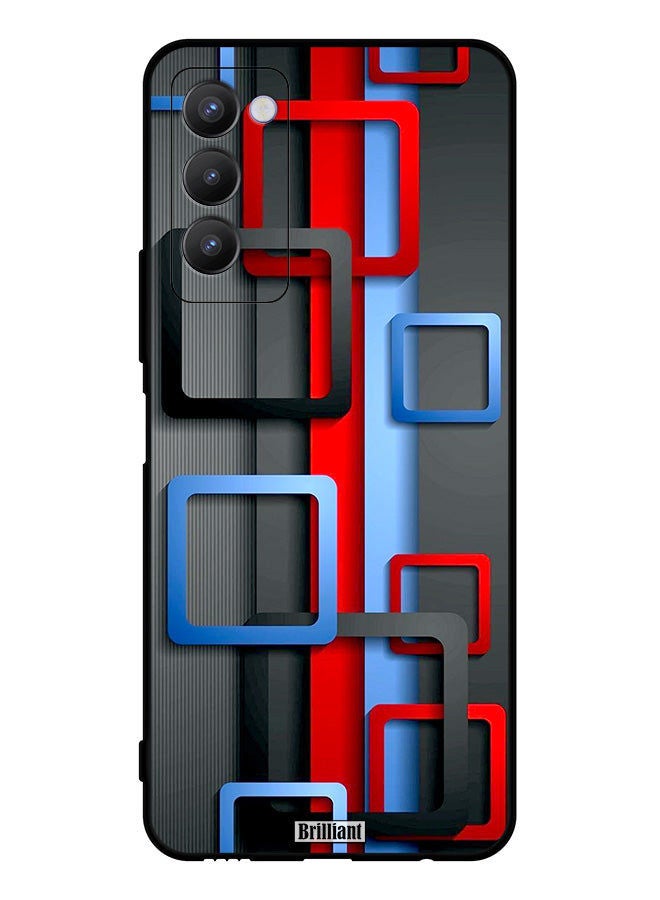 Brilliant Protective Case Cover For Tecno Camon 18T Square Rings  - Image 1