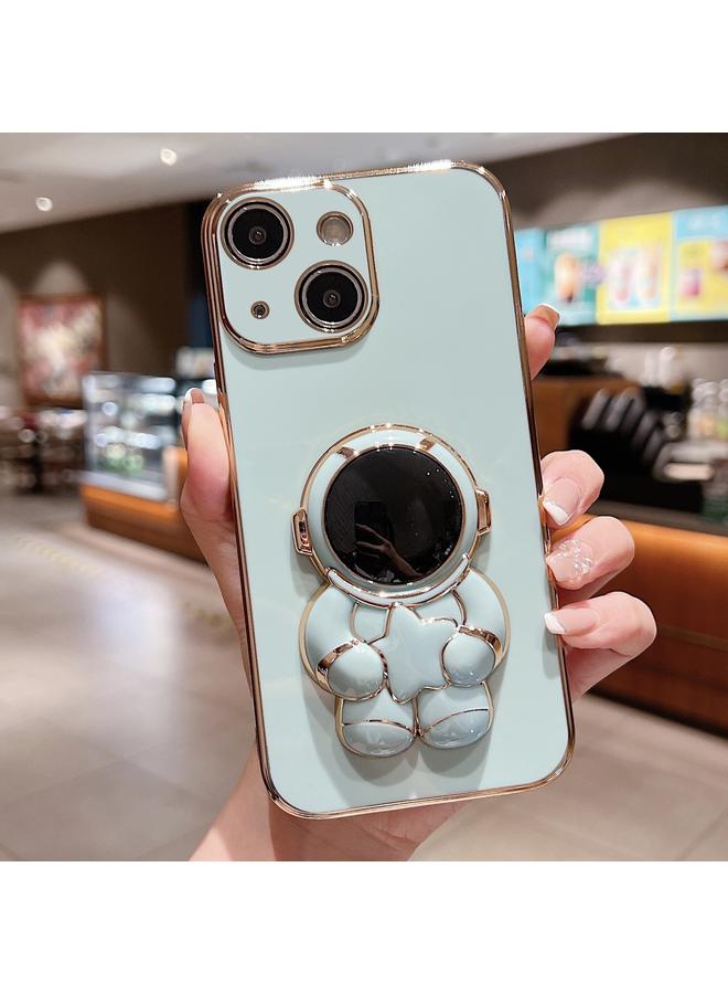 Zaboon Case For iPhone 13 Embrace Stars Electroplating Astronaut Holder Phone Case - Image 1