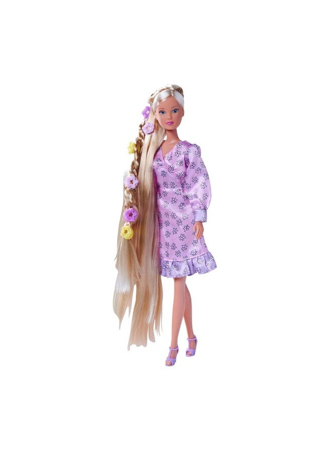 Steffi love Steffi Love Fashion Flower Hair Doll with Accessories (9 Pieces)  - Image 1