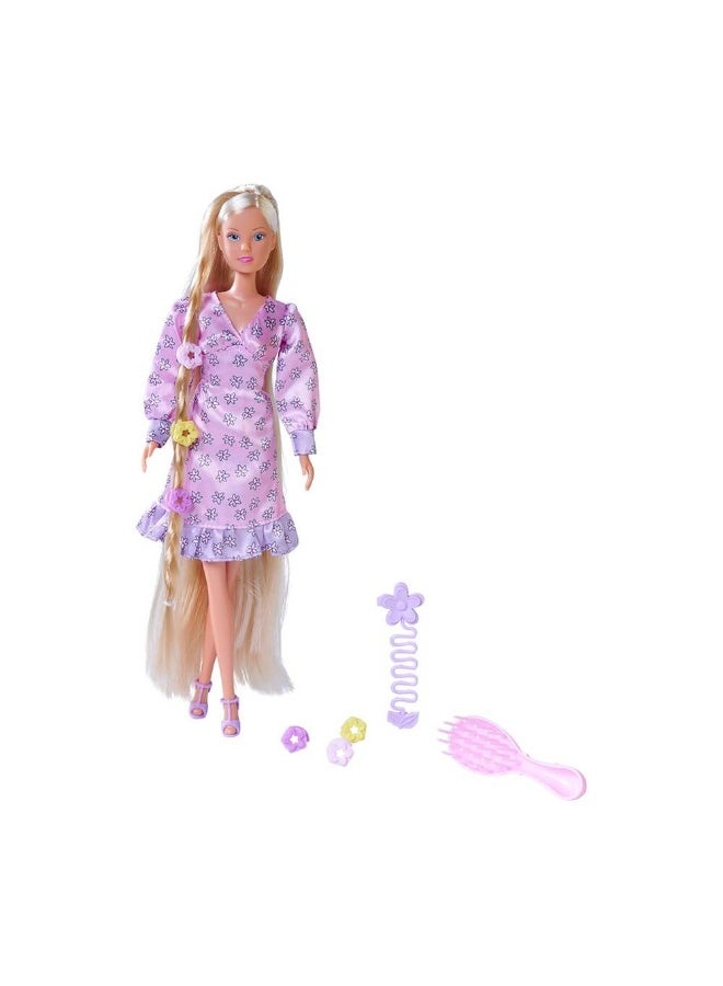 Steffi love Steffi Love Fashion Flower Hair Doll with Accessories (9 Pieces)  - Image 3