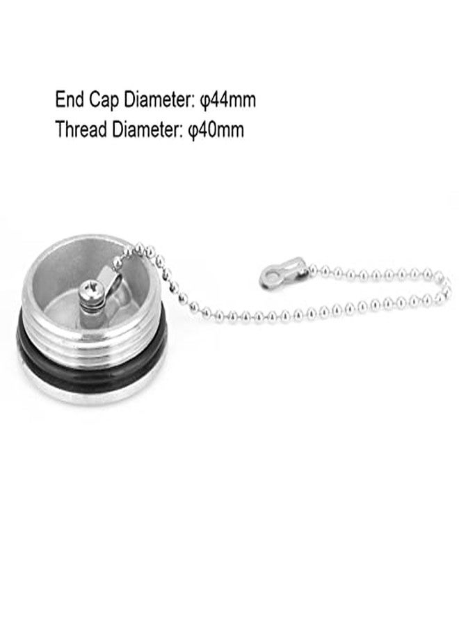 Estink Boat Deck Fuel Filler, 316 Stainless Steel Mirror Polished Marine Boat Fill Port Marine Fuel Cover, Silver - Image 4
