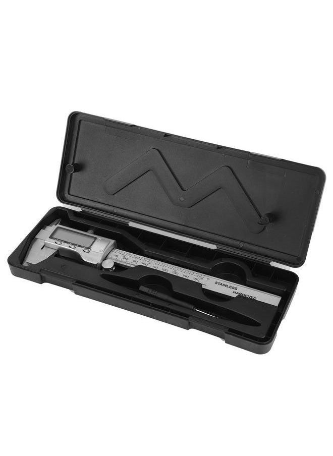 Thoraya Electric Vernier Caliper with LCD Screen Stainless Steel Digital Measuring Ruler Gauge 150mm  - Image 1