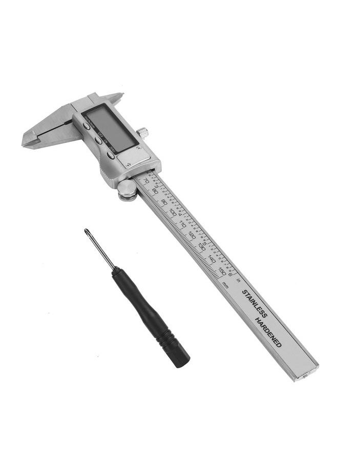 Thoraya Electric Vernier Caliper with LCD Screen Stainless Steel Digital Measuring Ruler Gauge 150mm  - Image 2