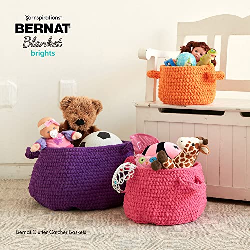 Bernat خيوط برنات بلانكت برايتس باو بنفسجي - عبوتين بوزن 300غ/10.5 أونصة - بوليستر - 6 سوبر بولكي - 220 ياردة - حياكة/كروشيه - Image 5