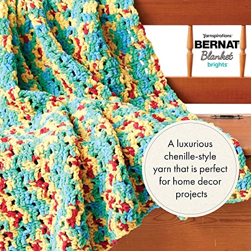 Bernat خيوط برنات بلانكت برايتس باو بنفسجي - عبوتين بوزن 300غ/10.5 أونصة - بوليستر - 6 سوبر بولكي - 220 ياردة - حياكة/كروشيه - Image 2