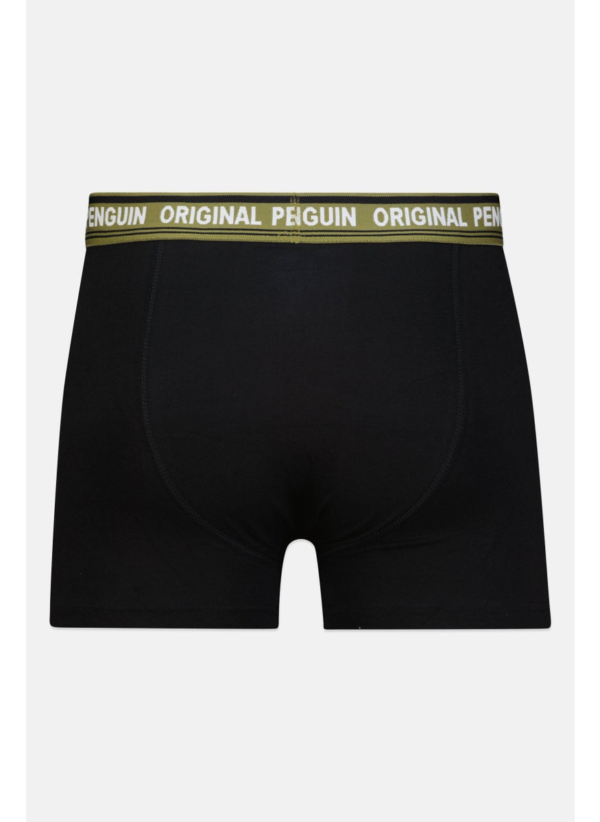 Penguin Men 3 Pack Brand Logo Trunks, Multicolor  - Image 2