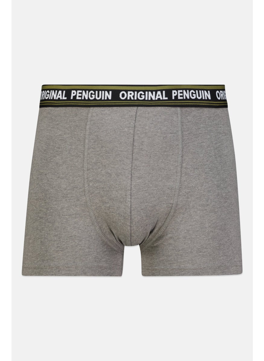 Penguin Men 3 Pack Brand Logo Trunks, Multicolor  - Image 5