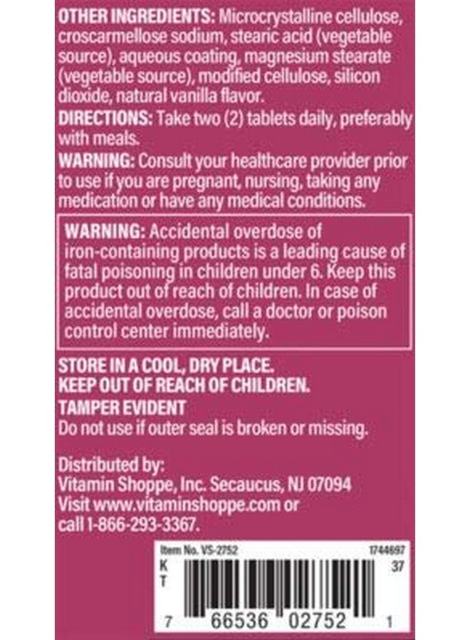 The Vitamin Shoppe Ultimate Woman Multivitamin High Potency Multi With Green Tea Extract Energy & Antioxidant Blend Daily Multimineral Supplement For Optimal Women’S Health (180 Tablets) - Image 4