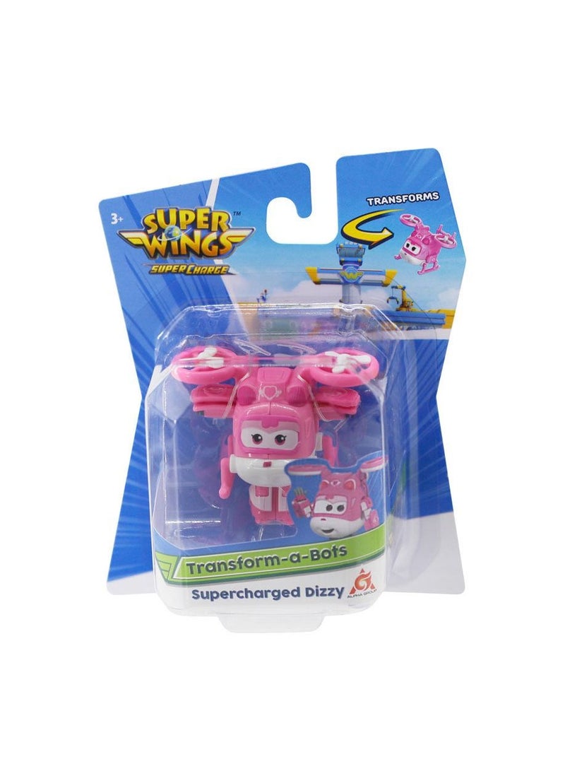 SUPER WINGS Transform-A-Bots Supercharged Dizzy - Image 1