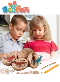 Soofam 12-Piece Dinosaur Dragon Eggs Set,Dinosaur Eggs Toys, Dino Eggs  Kits Crack Novelty Toy Mini Dino Egg for Boys Girls  Toys Party Favor (Multi-Color)  - Image 3