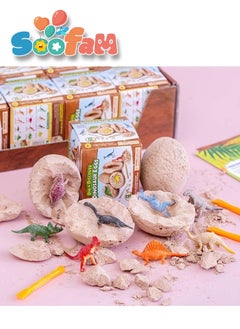 Soofam 12-Piece Dinosaur Dragon Eggs Set,Dinosaur Eggs Toys, Dino Eggs  Kits Crack Novelty Toy Mini Dino Egg for Boys Girls  Toys Party Favor (Multi-Color)  - Image 5
