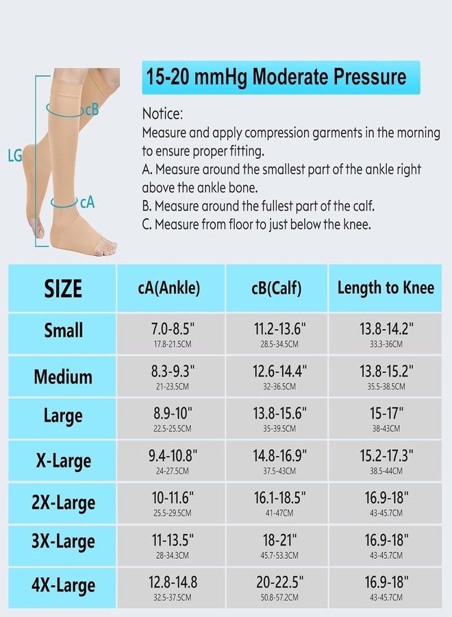 Dr Helix Varico Vein Compression Stocking Thigh High(XXL) - Open Toe Support Socks for Men & Women - Skin & Black Color Combo - Improves Circulation, Reduces Swelling & Leg Fatigue - (Pack of 2) - Image 5