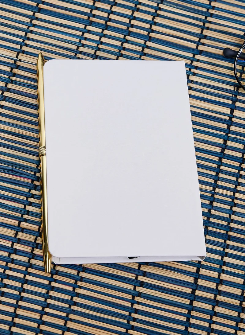 Back to school kit A6 Hardcover Notebook With Metallic Pen