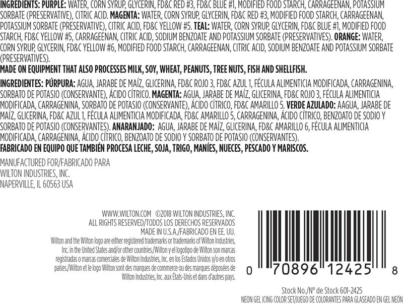Wilton مجموعة ألوان الطعام الجل النيون من ويلتون - Image 5