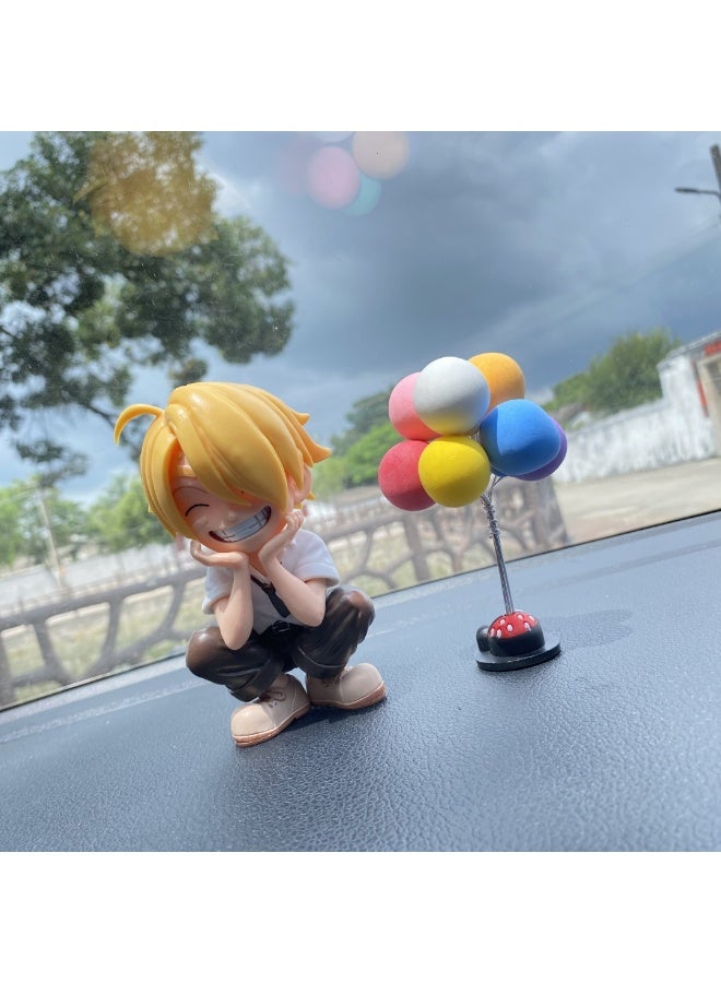 هالامودو واحد قطعة ف نسخة جميلة يجلس يبتسم الأخت الثالثة 12 سم شخصيات أنيمي أنيق سطح المكتب والسيارات هدية الديكور - Image 4