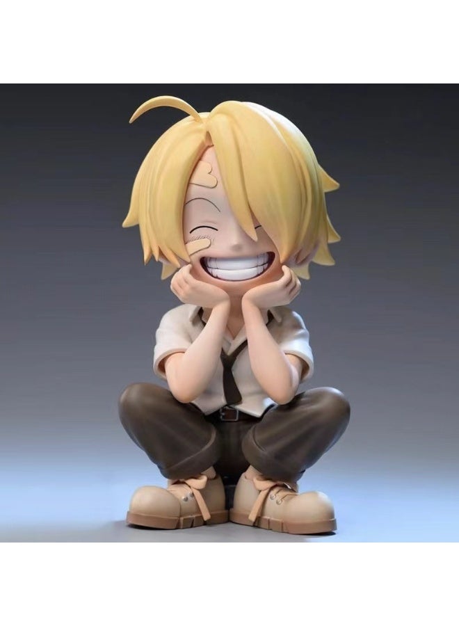 هالامودو واحد قطعة ف نسخة جميلة يجلس يبتسم الأخت الثالثة 12 سم شخصيات أنيمي أنيق سطح المكتب والسيارات هدية الديكور - Image 3