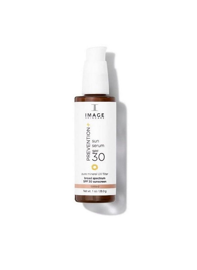 Image - Skincare Prevention+ Sun Serum Spf 30 Mineral Sunscreen For Face Non Comedogenic Wear Under Makeup Perfect Travel Size 1.0 Oz - Image 1