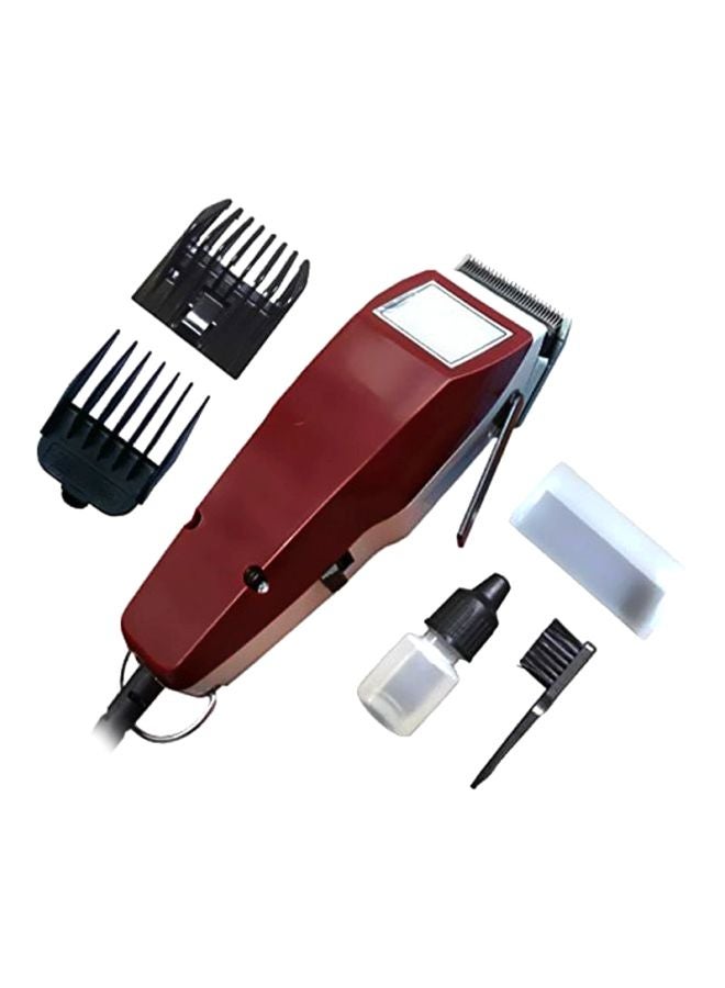 MOSER Classic Professional Hair Clipper Red/Black/Clear - Image 1