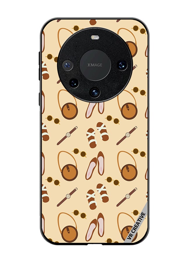 VR CREATIVE Protective Case Cover For Huawei Mate 60 Outfit Vintage Vector Design Multicolour - Image 1