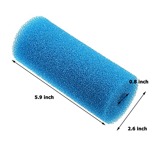 Qzbhct 5.9″ Big Prefilter Sponge Foam Replacement Filtration Kit for Pond Aquarium Fish Tank, 6 Pack - Image 2