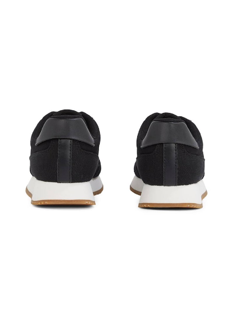 Calvin Klein Jeans Retro Low Lace Up Canvas Runner Sneakers  - Image 3