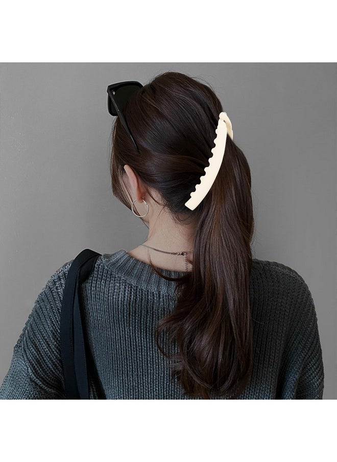 Banana Hair Clips, 4.75" Strong Hold Ponytail Large Banana Clip For Women Girls, 7 Pcs Matte Big Banana Clips For Thin To Thick Hair, Hair Claw Clips For Curly Hair C - pzsku/ZE0390603AB8C0B6D11A5Z/45/_/1734182937/7b88983e-c60e-4b90-b5a7-b5b017588285