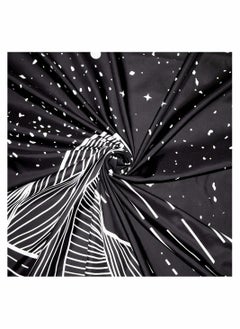 SYOSI Mountain Moon Tapestry Wall Hanging, Black and White Nature Starry Night Sky Stars Tapestry with Meteor and Galaxy Bedroom Home Wall Decor Printed Tapestry (50 Inch x 60 Inch)  - Image 5