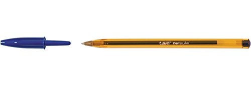 BIC Cristal Fine fine ballpoint pen Blue 50 per Pack - Image 1