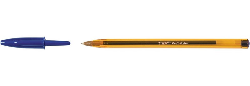 BIC Cristal Fine fine ballpoint pen Blue 50 per Pack - Image 2