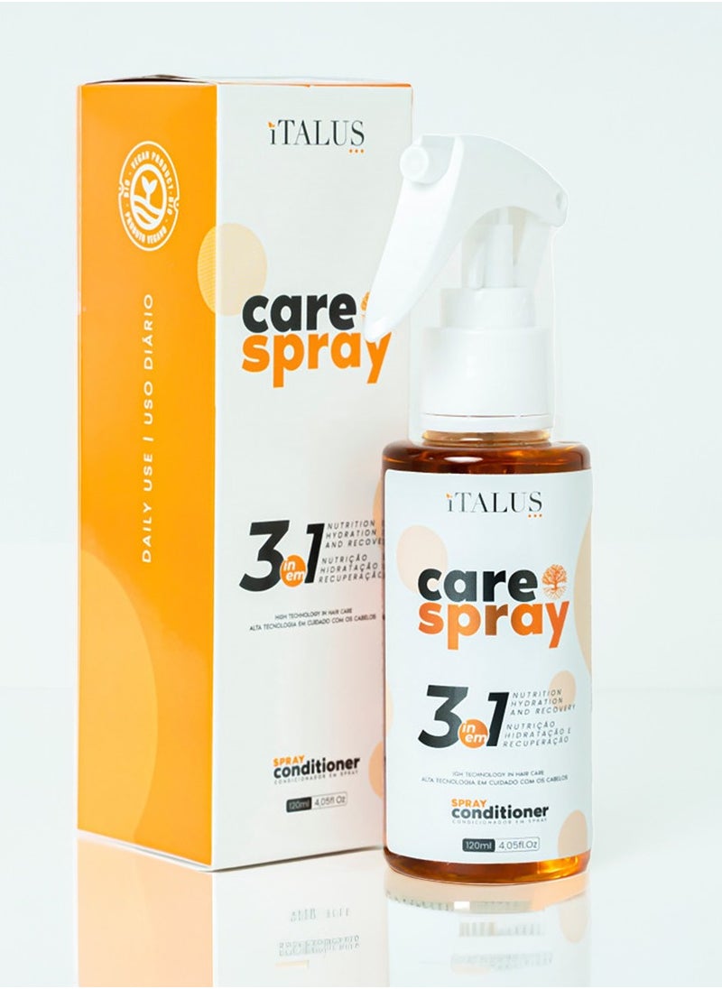 Italus Care Spray: Hair Detangler & Split End Treatment with Vitamin B5 - Brazilian Product  - Image 4