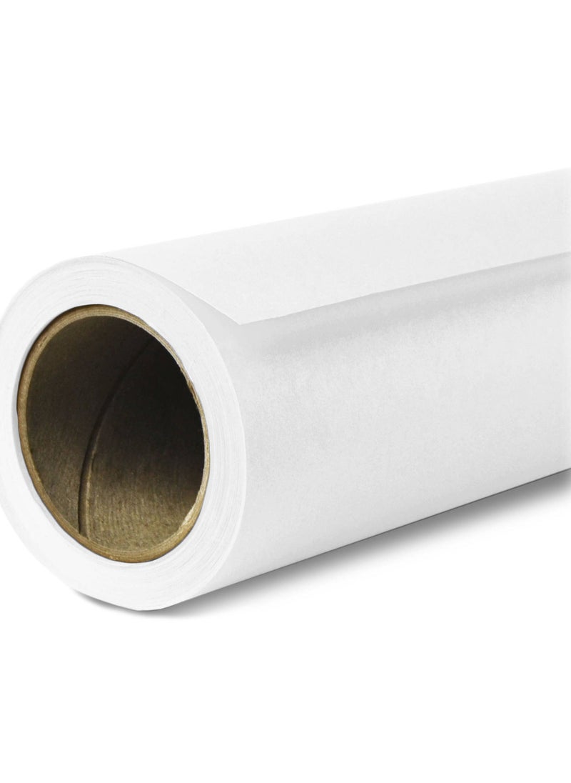 VISICO Savage Widetone Seamless Background Paper (Super White, 2.7m * 11m)  - Image 1