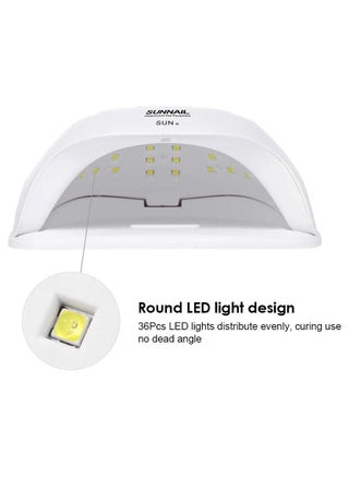 54W UV LED Nail Lamp Professional Sunlight Nail Gail Dryer Machine for Fingernails Toenails - view 3