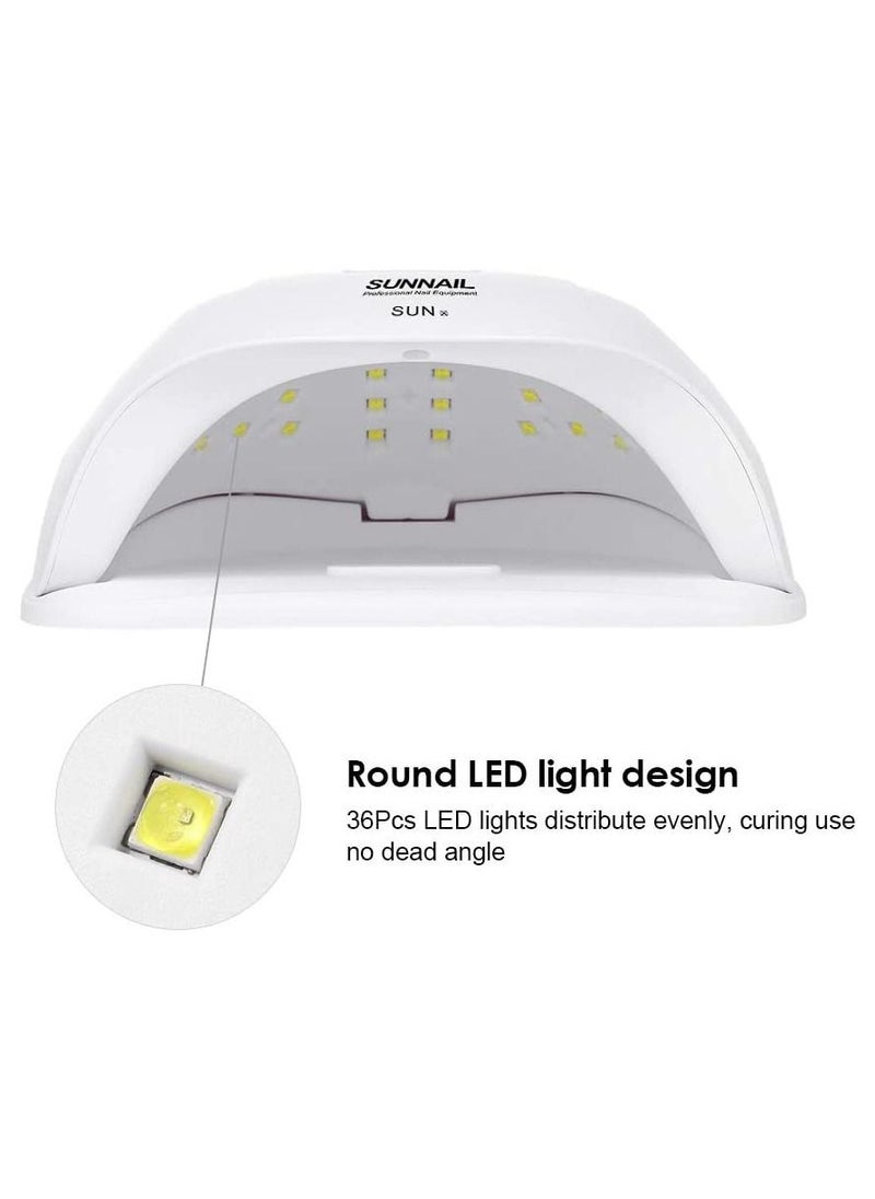 ORiTi 54W UV LED Nail Lamp Professional Sunlight Nail Gail Dryer Machine for Fingernails Toenails  - Image 3