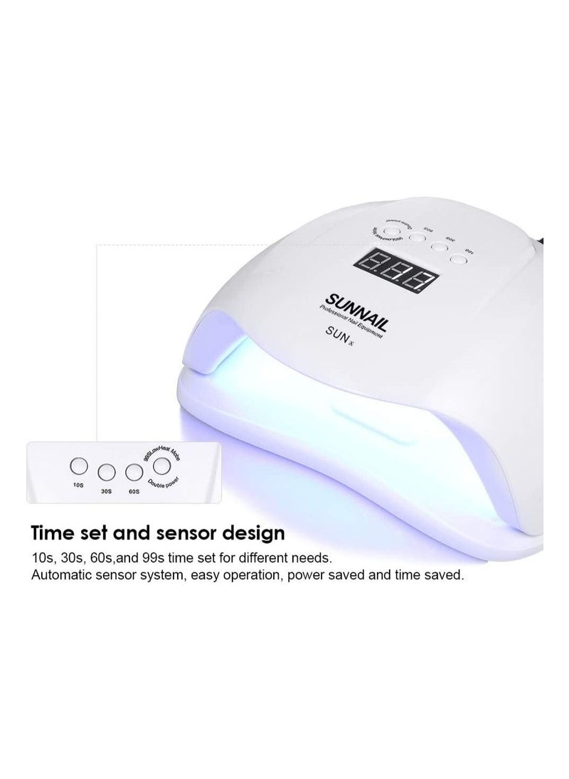 ORiTi - 54W UV LED Nail Lamp Professional Sunlight Nail Gail Dryer Machine for Fingernails Toenails - Image 1