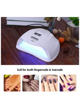 54W UV LED Nail Lamp Professional Sunlight Nail Gail Dryer Machine for Fingernails Toenails - view 4