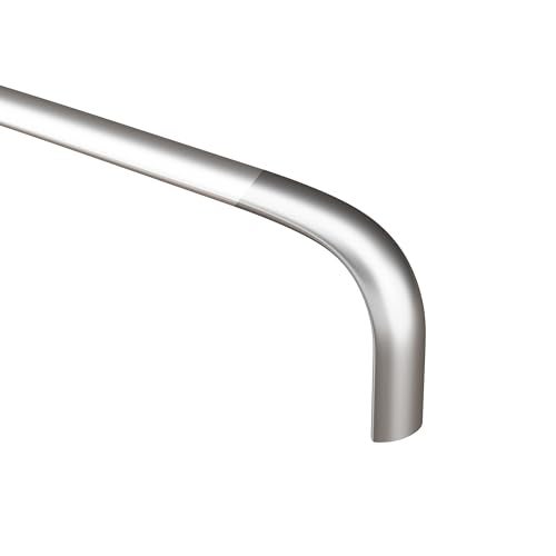 Atlantic Stainless Steel Oval D Dwawer Cabinet Pull Handle 4 Inch (Total Length 105 Mm, Hole To Hole 95 Mm, Twotone Finish) Pack Of 12 Pieces - Image 4