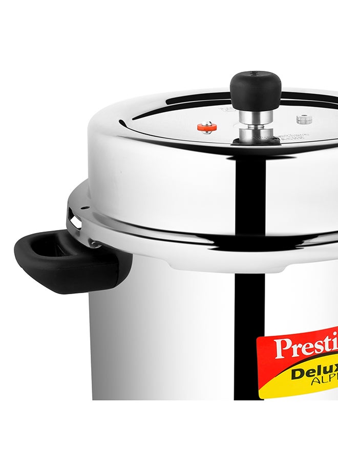 Prestige Stainless Steel  Deluxe Alpha Svachh Non-Stick Dishwasher Safe And Induction compatible Base Preesure Cooker With Outer Lid 10Liters - Image 4