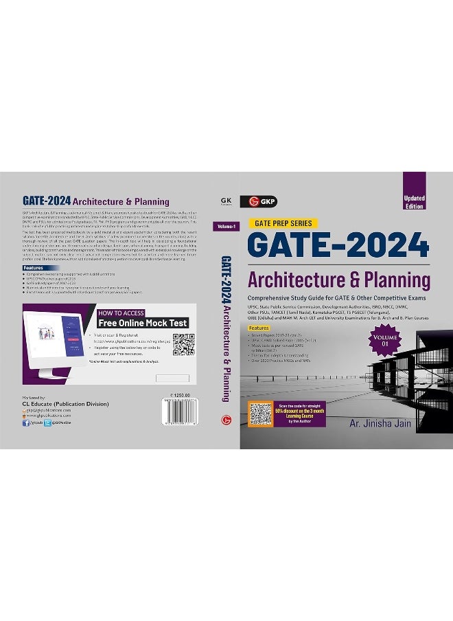 GATE 2024 : Architecture & Planning Vol 1 - Guide by Ar. Jinisha Jain  - Image 3