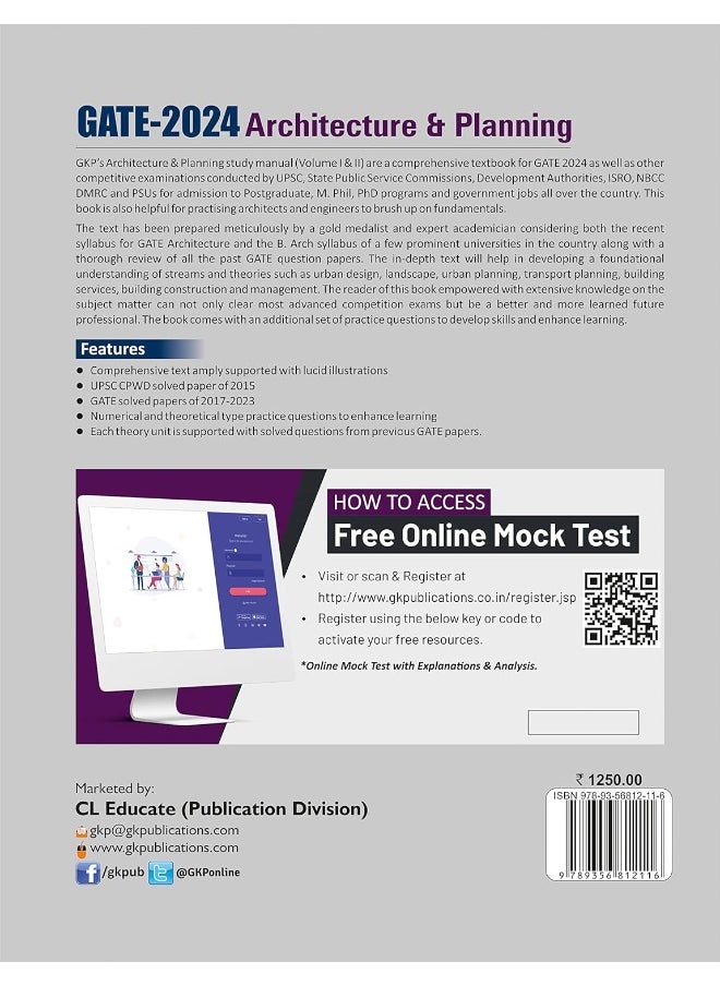 GATE 2024 : Architecture & Planning Vol 1 - Guide by Ar. Jinisha Jain  - Image 2