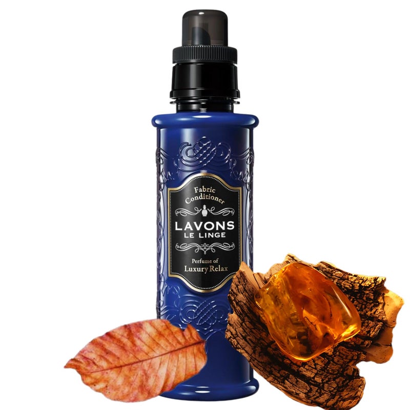 Lavons منعم الأقمشة الطبيعي من لافونز للبشرة الحساسة - منعم غسيل نباتي للأطفال والحيوانات الأليفة - يقلل تجاعيد الأقمشة - رائحة تدوم طويلاً - تحكم في الروائح من اليابان - لكسري ريلاكس 203 أونصة سائلة