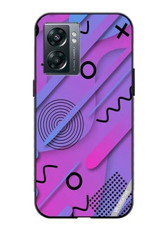 Protective Case Cover For OnePlus Nord N300 Layers With Xo Design Multicolour