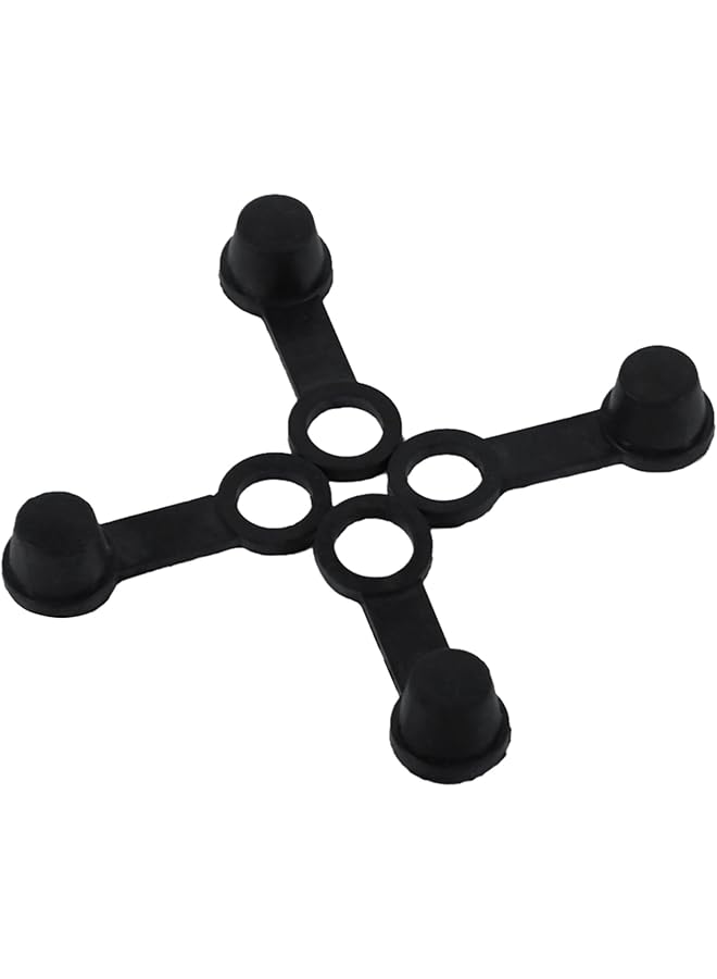 Generic Motorbike Practical Black Rubber Brake Bleed Nipple Grease Cap Dust Cover 8Mm 4Pcs Set For Car Motorcycle Repair  - Image 3