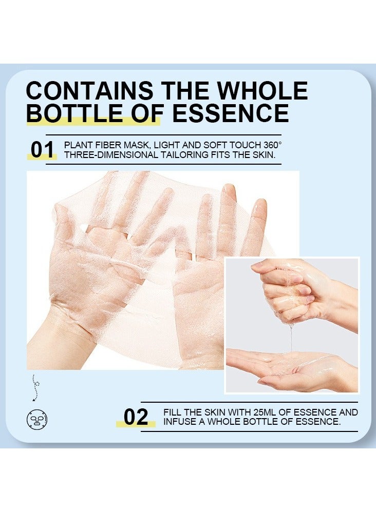 Kormesic Avocado Extract Nourishing Smooth Sheet Mask Set - 5 Pack (25ml Each)  - Image 4