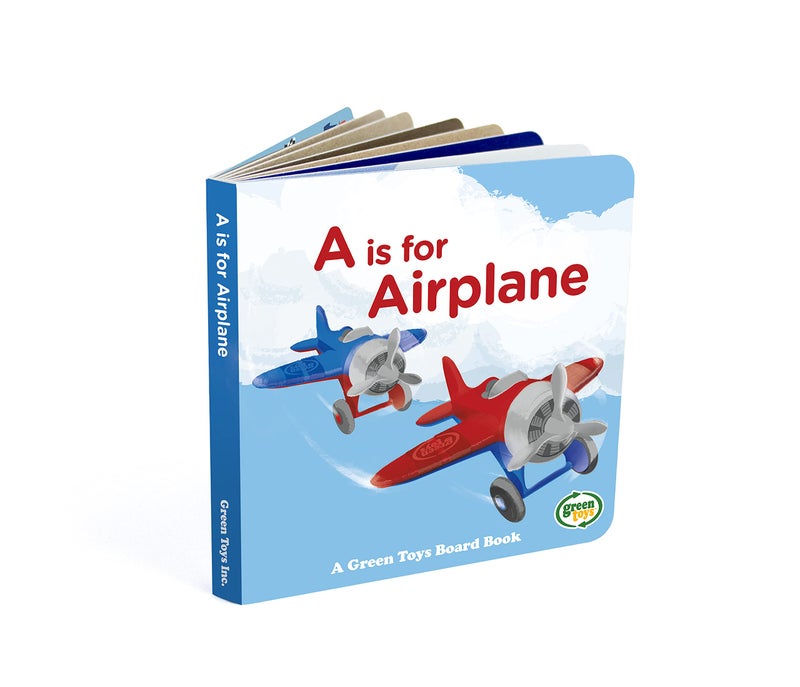 Green Toys Airplane & Board Book (color may vary) - Image 2