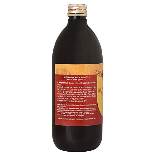 Multani Kutajarishta | Useful In Sprue & Dysentery | Relief From Diarrhea, Loose Motion & Upset/Improper Digestion | Strengthens Digestive Power, Digestive Functions & Irritable Bowel Syndrome 680 Ml - Image 3