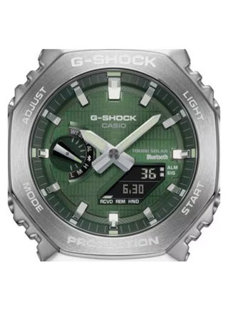 Casio G-Shock GBM-2100A-1A3DR Men’s Watch – Metallic Green Dial, Bluetooth Solar Powered, Carbon Core Guard, Shock Resistant, 200M Water Resistant, Analog-Digital Sport Watch - view 3