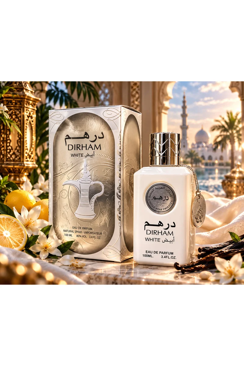 mahabub Dirham White Eau De Parfum 100ml | Elegant Arabic Fragrance